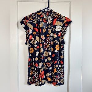 Anne Klein Floral Print Blouse